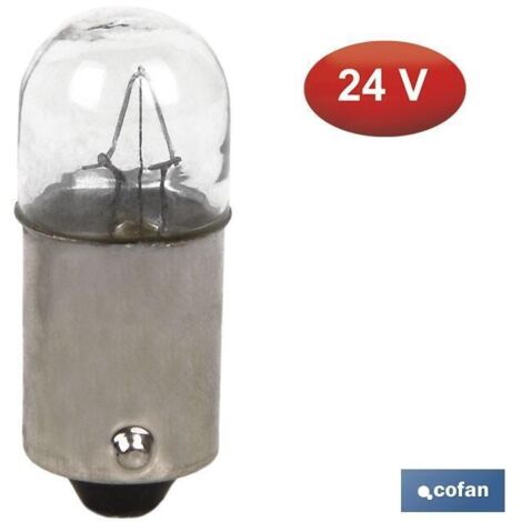 COFAN lámpara cofan control t4 w (ba9s) 24 v caja 10 unid.