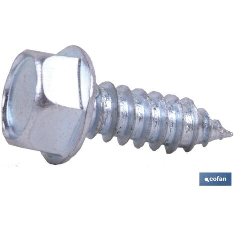 Pack 250 tornillos DIN 6928 M-6,3 x 25 con arandela (1/2)