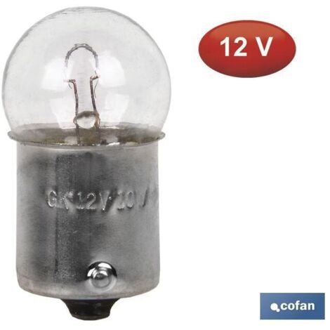 COFAN lámpara cofan piloto r10w (ba15s scc) 12v caja 10 unid.