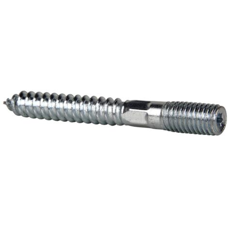 esparrago doble rosca cincado huella torx m8x110   caja 100 unid.