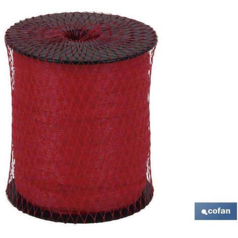 COFAN rollo malla tubular universal 100 25m rojo , Rollo de malla tubular universal para envasados a granel. Este producto es ideal para depositar productos a granel. Puede cortars