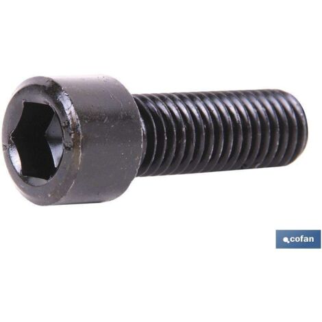 COFAN din-912 c-8.8    m-20 x 30 n   caja 10 unid. , Tornillo allen DIN 912 cabeza cilindrica, con hexágono interior , clase 8.8, acabado negro. Medidas desde M-4 hasta M-24