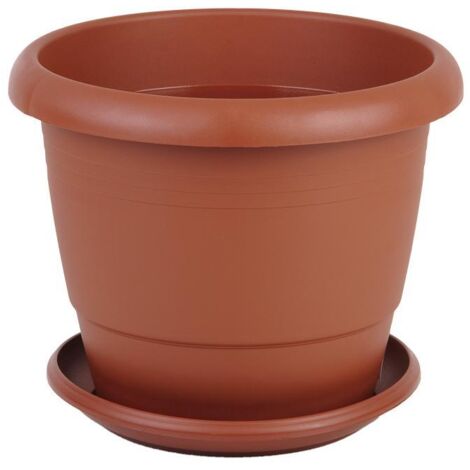 maceta marron modelo gardenia 35x28.8+ plato28cm   caja 6 unid. (1/3)