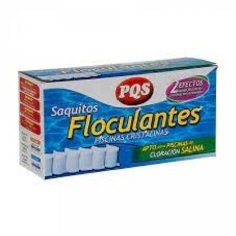 Floculante para piscina – Cartucho especial cloración salina – 125 g – Estuche de 4 unidades – PQS (1/5)