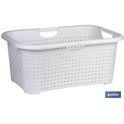 CESTA MULTIUSOS BLANCA MODELO MARSELLA 59X38X26 CM