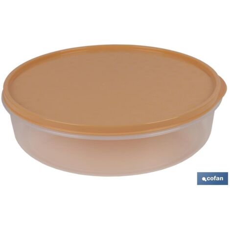 FIAMBRERA TORTILLA REDONDA NARANJA  MODELO RIOJANA 24.5X6.5CM
