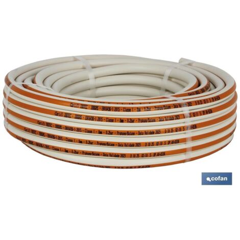 TUBO GAS FLEXIBLE PORTUGAL EN 16436-1 Ø8x25 m