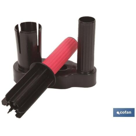 COFAN dispensador film manual , Mango aplicador para el film de embalar. Permite estirar y extender perfectamente el film transparente para el retractilado de envases o pallets de