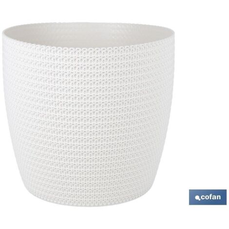 maceta o macetero trenzada color beige pp ø 215 x 185 mm 5,2 l caja 5 unid. (1/5)