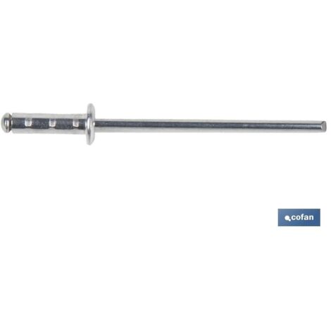 Pack 1000 remaches de aluminio multigrip 3,2 x 06 para alta carga (1/3)