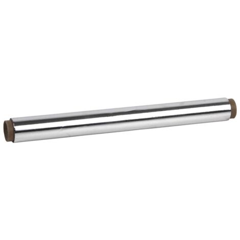 Papel de aluminio doméstico 16m con estuche de corte