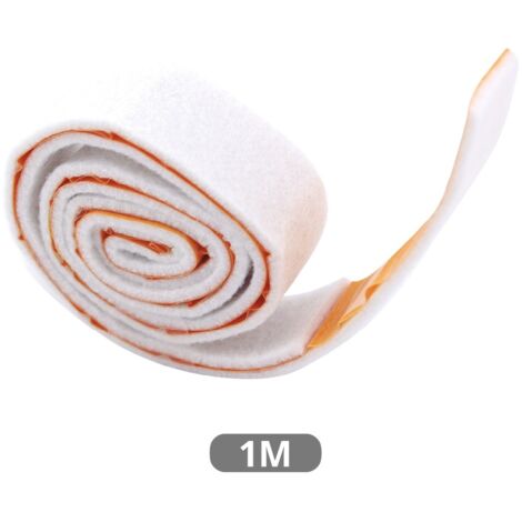 Rollo de fieltro adhesivo muebles 25mmx2M Blanco GSC 003802777 (1/3)