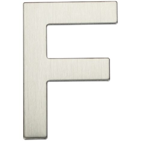Letra puerta F acero inoxidable con adhesivo GSC 003302625