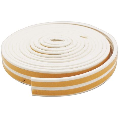 Burlete adhesivo caucho 9mm 6M Blanco GSC 003803808 (1/4)