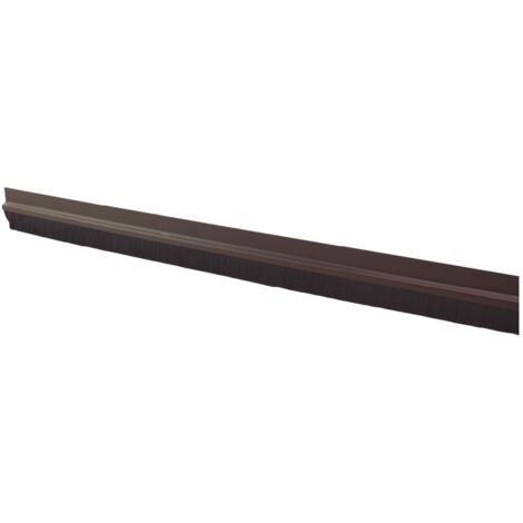 Burlete adhesivo PVC con flecos 1M Marrón GSC 003803811 (1/4)
