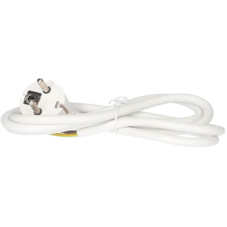 Cable PVC con clavija 3x1mm 1,5M Blanco GSC 001101091 (1/3)