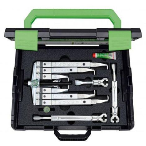 Juego de extractores KUKKO de 2 y 3 patas para rodamientos hasta 350 mm (1/2)
