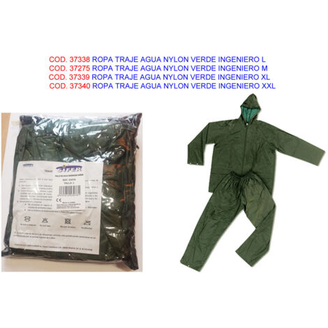 SIFER Traje de Agua Nylon Verde Ingeniero XL 980 g