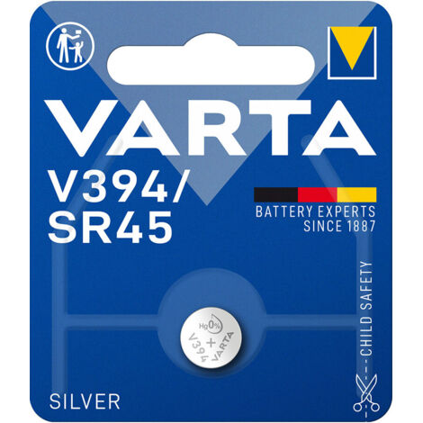 Micro pila de botón Varta silver sr45 - v394 1.55v blíster 1 unid ø9.5x3.6mm (1/2)