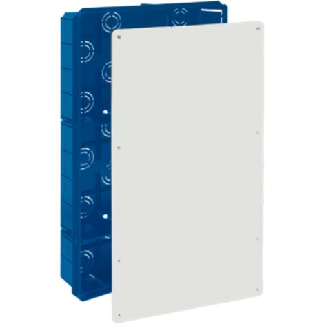 Caja de conexión de empotrar en tabique hueco 300x500x60mm tapa con tornillos fijación garras SOLERA 5506HGW (1/2)