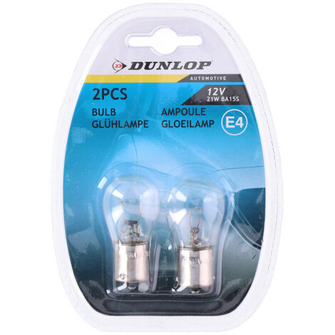 Pack 2 Bombillas Dunlop 12V 21W Recambio Coche (1/3)