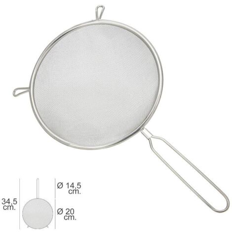 Colador Acero Inoxidable Basic Ø 20 x 34,5 (Alt.) cm.