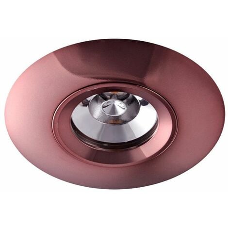 Aro empotrable "Seron" GU10 (50W máximo) IP20 fabricado en metal color oro rosa