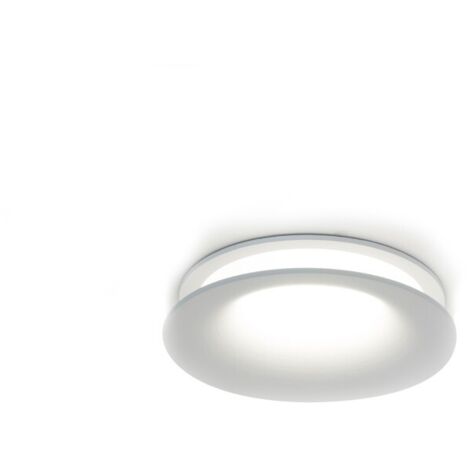 Empotrable fijo “Duo” GU10 IP20 Ø11cm fabricado en aluminio color blanco (1/4)