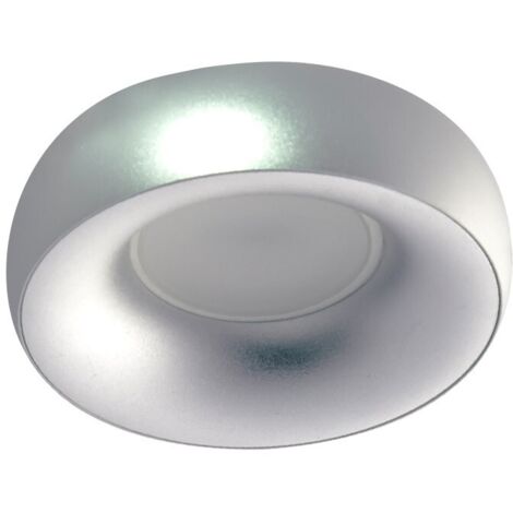 Empotrable fijo redondo "Nabila" GU10 (50W máximo) IP20 fabricado en aluminio color plata (1/5)