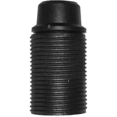 Portalámparas Roscado E14 Homologado Negro Solera 6584CRN (1/2)