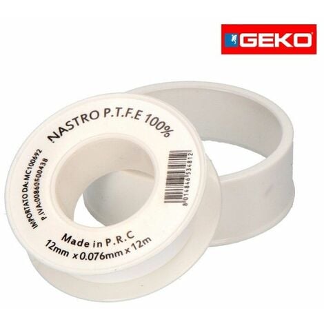 CINTA TEFLON 12 METROS X 12 MM. GALGA: 0,08 MM. - 133