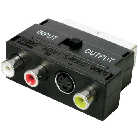 ADAPTADOR EURO 2 + 1 RCA A/V + SVHS (1/2)