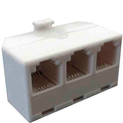 Adaptador salida triple 4 vías EDM (1/2)