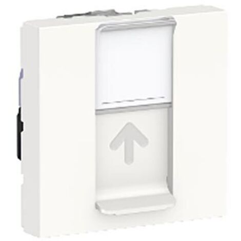 Toma RJ45 categoría 5e UTP 2 módulos polar SCHNEIDER NU341118