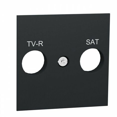 Caratula toma R-TV/SAT antracita SCHNEIDER NU944154