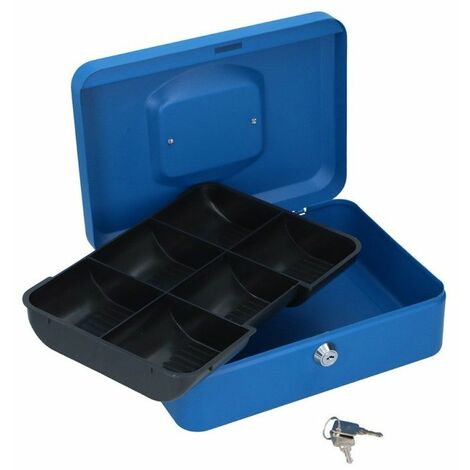 Caja Metálica Portamonedas 25x16x9cm