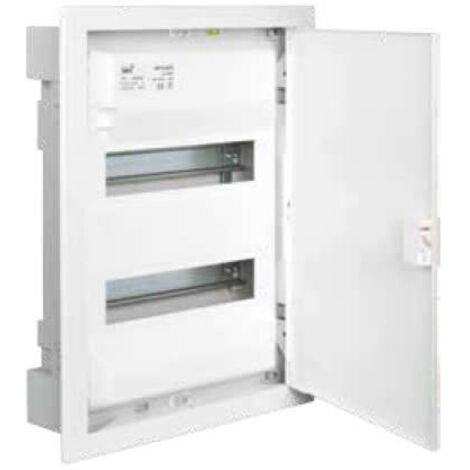 Cuadro eléctrico metálico de empotrar 28 módulos Metalbox Solera MP28