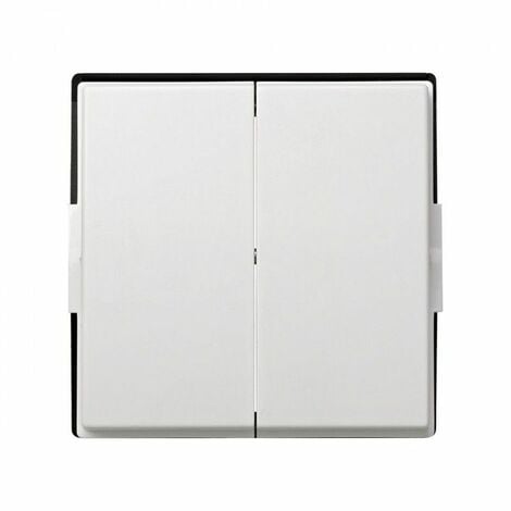 Tecla doble blanca SIMON 27 Scudo 2705026-030