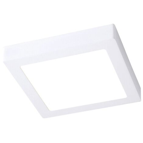 Plafón cuadrado de superficie LED “Novo” (20W 3000K 1480lm) – Blanco (1/2)