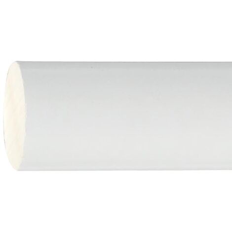 RIEL CHYC barra madera lisa 1,2 metros x 20 mm. blanco , Barra madera.- Acabado: lisa blanco.- Longitud x diámetro: 1,2 metros x 20 mm.- Ideal para el montaje de