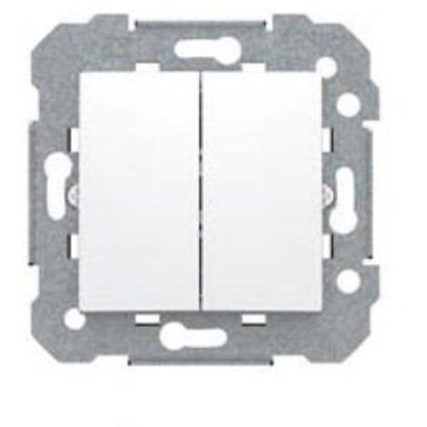 Doble interruptor blanco BJC Viva 23509