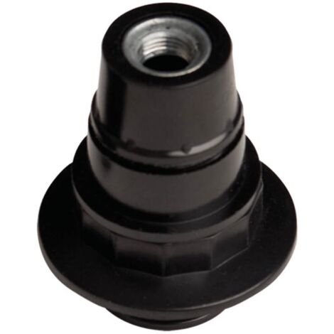 Portalámparas baquelita con arandela E14 negro GSC 2200732 (1/2)