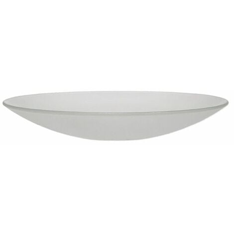 Cristal redondo curvado mate de recambio 40cm