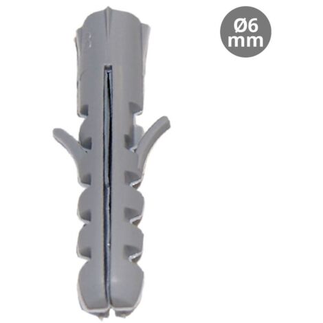 Taco de expansión de nylon 6mm gris (100 uds) GSC 0301305 (1/4)