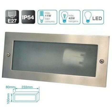 Aplique de aluminio para empotrar GSC 0700791 (1/5)