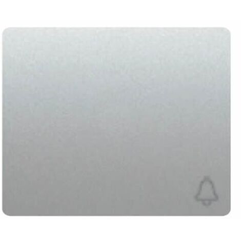 Tecla pulsador campana ALUMINIO MERCURIO BJC IRIS 18716-MA