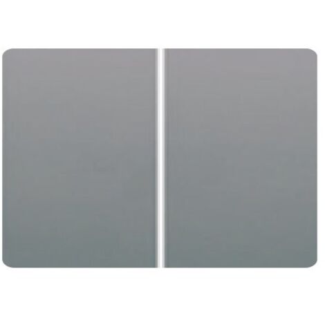 Tecla doble pulsador GRIS SOMBRA BJC Coral 21709-GS