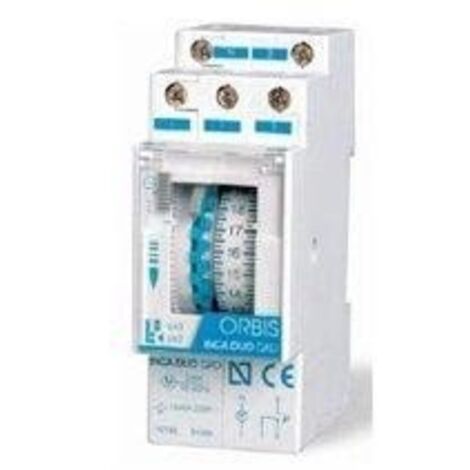 ORBIS OB330132  Interruptor horario analógico 24 horas INCA DUO D
