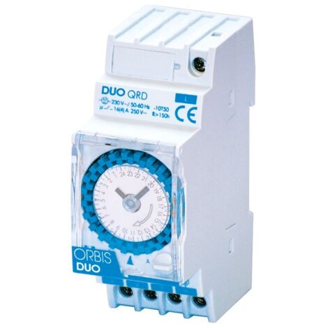 ORBIS OB292032  Interruptor horario analógico semanal DUO QRD
