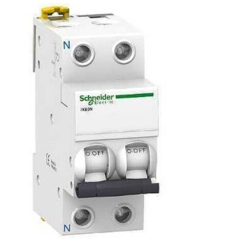 Interruptor automático 1P+N 6A RESIDENCIAL Schneider A9K17606